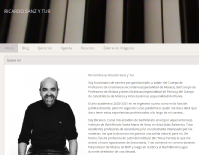 Página web de Ricardo Sanz y Tur