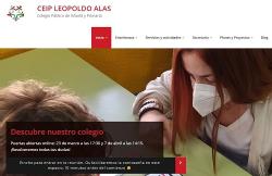 web del CEIP Leopoldo Alas