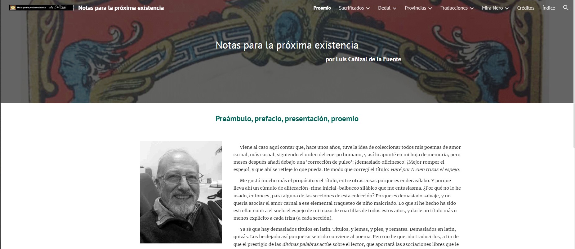 Notas para la próxima existencia