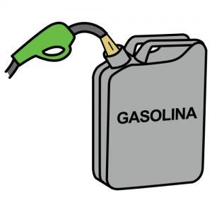 Pictograma de ARASAAC que representa la gasolina.