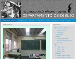 Web departamento de Dibujo, de Fernando Yeves