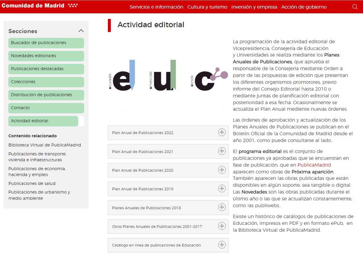 PublicaMadrid-Educación.actividad.editorial