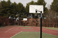 Pista de baloncesto.