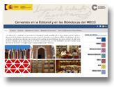 Cervantes en la Editorial y en las Bibliotecas del MECD