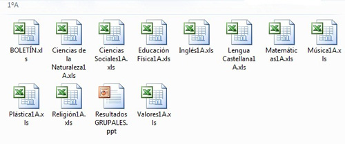 Composición del programa mediante Hojas de Cálculo Excel de Goliat 2.0.